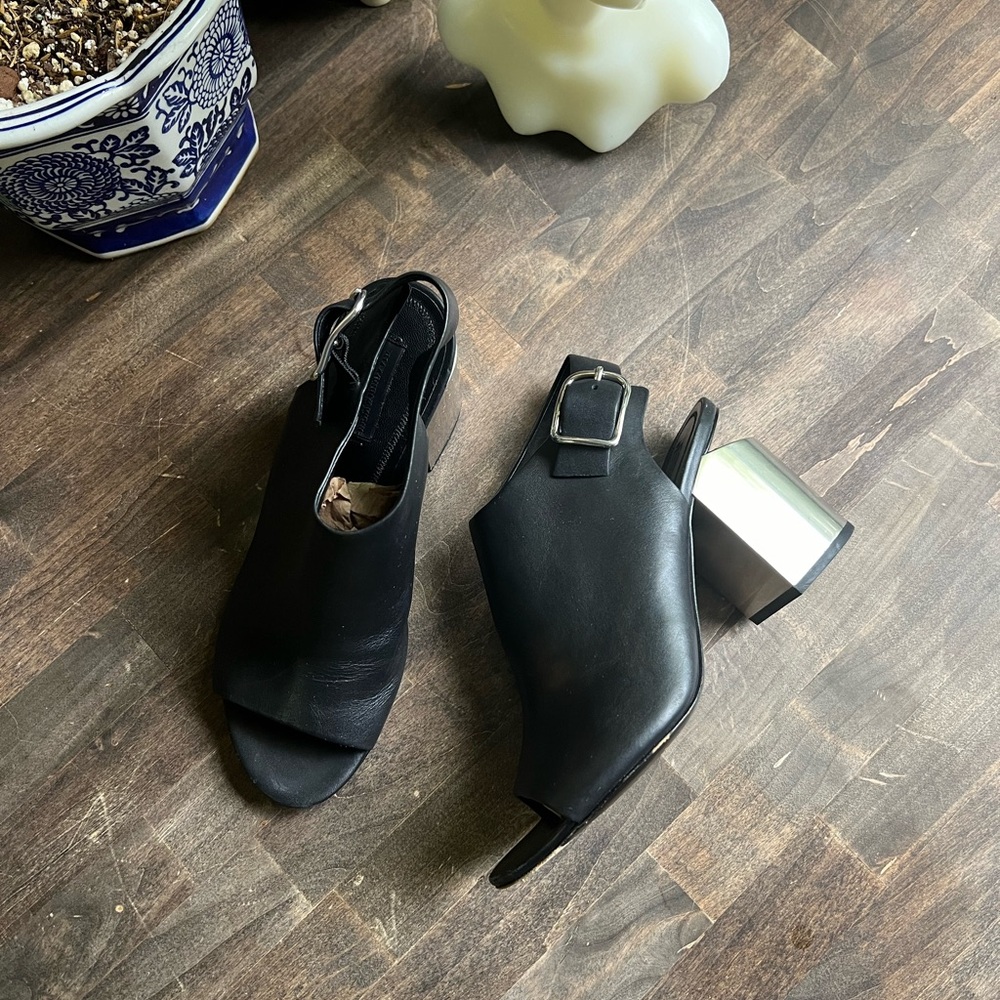 Alexander Wang Nadia Chrome Heel